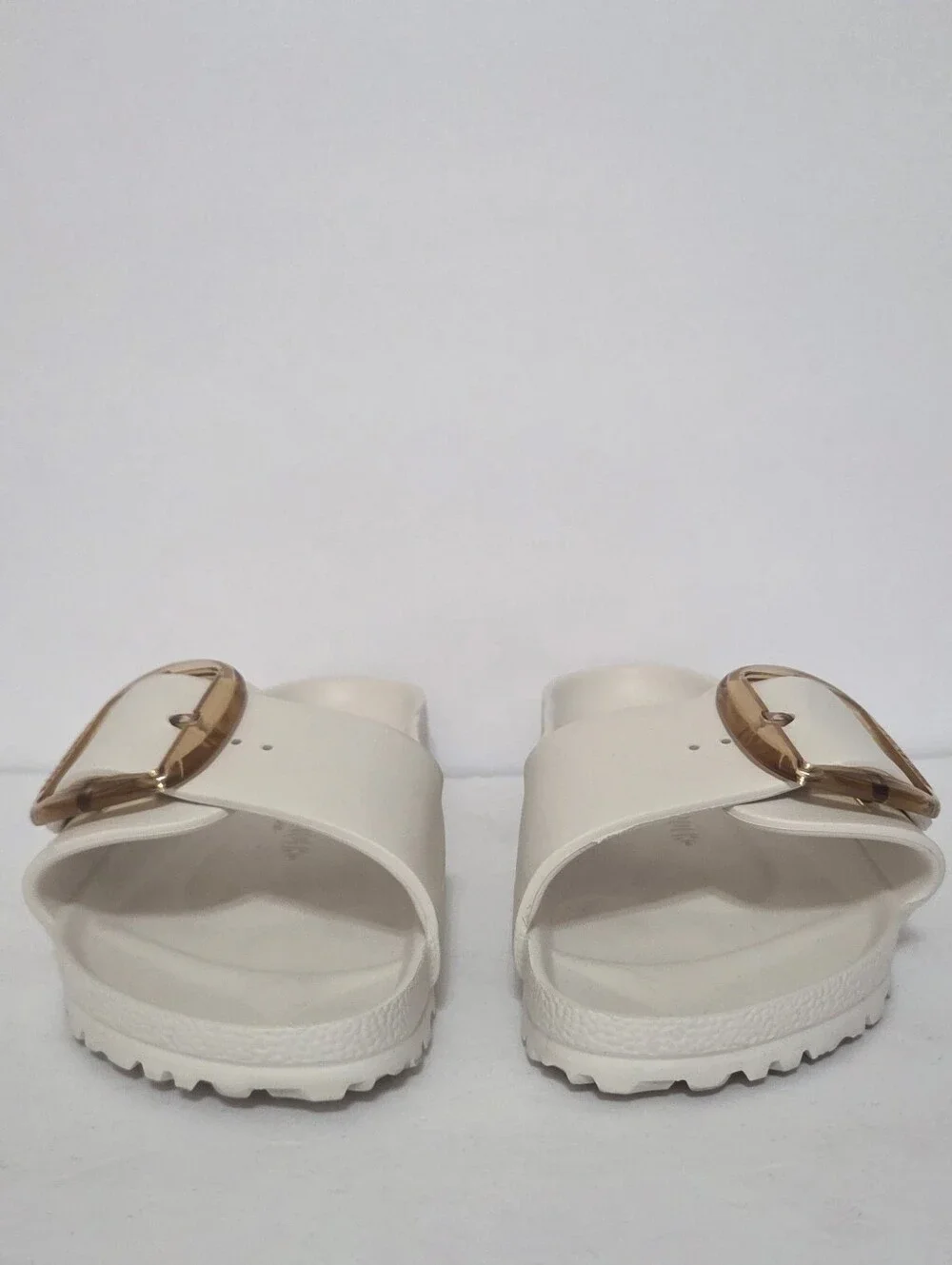 Birkenstock Madrid EVA Big Buckle Eggshell Sandals Size 40 | 9-9.5